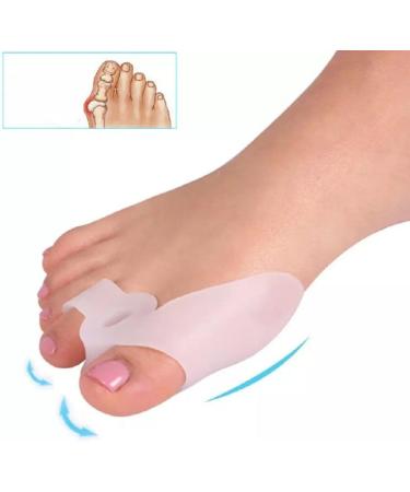 Bunion Corrector Gel Toe Straightener Silicone Spacer - 1 Pair - Buy Online on GoSupps.com
