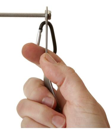 CRKT Eat'N Tool Outdoor Spork Multitool - Durable & Lightweight for Camping, Hiking, Backpacking - Silver Carabiner 9100C - Buy Online on GoSupps.com