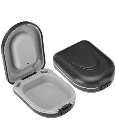 Akozon Hearing Aid Box Storage Box for Hearing Aids Waterproof Box Hearing Aid Black Headphones Bag Case Hearing Aid Case