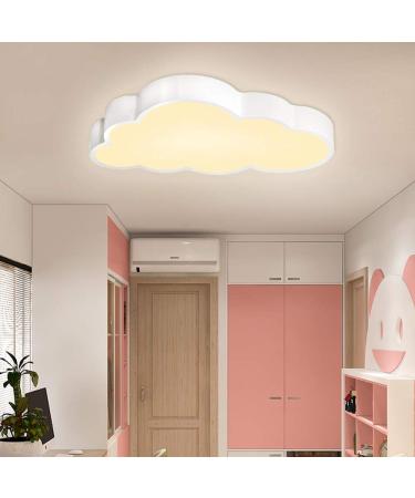 Uisebrt LED Cloud Ceiling Lamp | 48W Ultra-Thin Dimmable Light for Kids & Baby Rooms | Remote Control | Creative Design - Buy Online on GoSupps.com