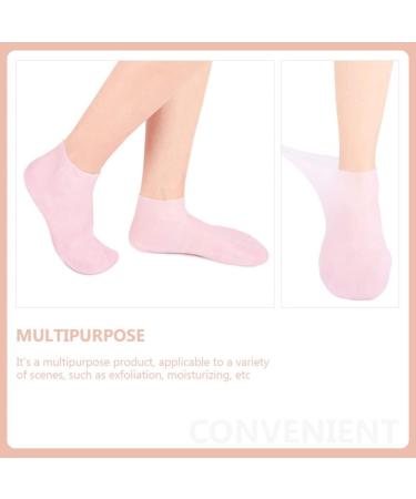 Minkissy 2 Pairs Exfoliating Moisturizing Socks Calluses Sebs Socks Pumps High Heels for Women Heal Socks Women Socks Moisturizing Foot Socks Chunky Heels Women's Protection - Buy Online on GoSupps.com