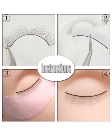 10 Pairs Waterproof Practice False Eyelashes Strips for Ladies and Girls - Buy Online on GoSupps.com