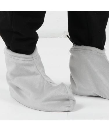 1 Paire Paraffine Cire De Baignade Couvertures De Pieds Lavables Spa Main Rose Protection Mitanche Isol e Chaude pour Les Soins De Cire Gris - Buy Online on GoSupps.com