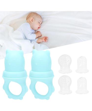 Buy Baby Fruit Feeder - Multi-Function Food Pacifier for Infants | Large Handle Blue - Buy Online on GoSupps.com