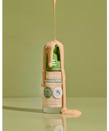  DEBORAH Deborah Milano Organic Pure Nude Foundation #01 Ivory with Vitamin C and Aloe Vera SPF 20 Fluid Texture with Medium Coverage for an Even Radiant and Velvety Complexion - Buy Online on GoSupps.com