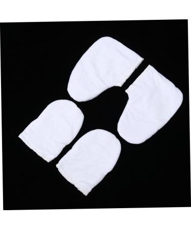 minkissy Wax Heat Gloves paraffin foot bath Liner Paraffin Wax Gloves Paraffin Bath Bags Paraffin Wax Liners wax bath Foot Cover Hand Spa Cover Paraffin Mitts mittens cosmetic white Bath - Buy Online on GoSupps.com