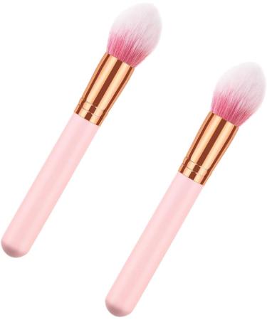 Baluue 2pcs Cosmetics Brush Makeup Brush for Woman Makeup Brushed Powder Makeup Brush Cosmetic Brush Wooden 19.5X3.5X1.5cm As Shown - Buy Online on GoSupps.com