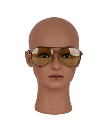 Professional Bald Mannequin Head for Wig Making and Display - Dark Brown - Buy Online on GoSupps.com