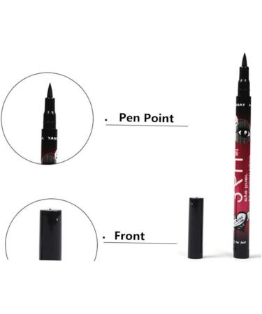 Balacoo 2pcs Waterproof Eyeliner Colored Eyeliner Color Eyeliner Pencil Liquid Eyeliner Water Proof Makeup 1 count (Pack of 1) As Shownx2pcs - Buy Online on GoSupps.com