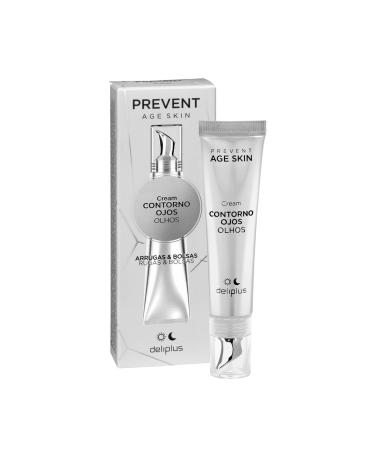 Contour des yeux rides et poches Prevent 15 ml. Age Skin tous types de peau. Deliplus