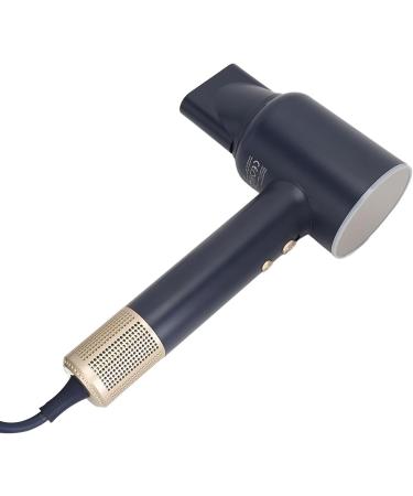 Electric Hair Dryer Fast Drying Negative Ionic Blow Dryer Safety Low Noise Portable with Nozzle for Home (US Plug 110V) - Buy Online on GoSupps.com