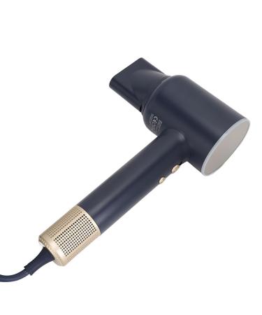 High Speed Hair Dryer Brushless Motor Overheat Negative Ionic Blow Dryer Low Noise Portable Fast Drying Thermo Control with Nozzle for Home (US Plug 110V)