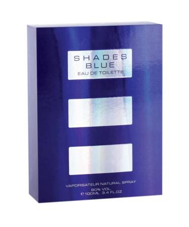 Shades Blue Long Lasting Eau Da Parfum For Men and Women Unisex 100ML (3.4 floz) - Buy Online on GoSupps.com