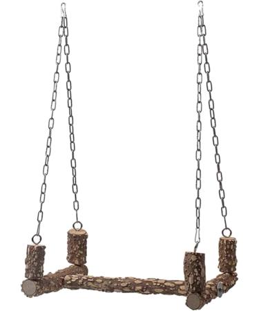 Bird Toys Wooden Perch For Large Birds Natural Wood Parrot Swing Chew Toy Easy To Install For African Greys Mini Macaws Bird Chew Toys Wood For Cockatiels Parakeets Lovebirds Conure Parrots - Buy Online on GoSupps.com