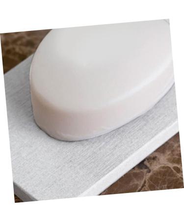 Ciieeo 2pcs Silicone Soap Holder Diatomite Soap Pad Soap Silicone Pad Soap Dishes for Bathroom Soap Holder for Shower Rectangle - Buy Online on GoSupps.com