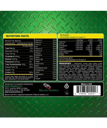 Muscle Gain Protein Powder - Strawberry Flavor 8 lb | Boost Your Workout - Buy Online on GoSupps.com