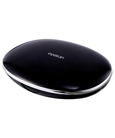 Kombiuda container box accompanying box for contact lenses contact lens applicator contact lens case UK contact lens container with mirror contact lens housing invisible colored contact lenses 10.2x7.8cm black