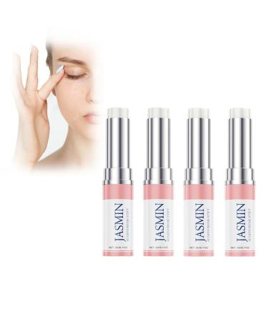 Cr me Contour Des Yeux Au Jasmin En Stick - Formule L'huile Min rale Et la Soin R parateur et Apaisant(4pcs)