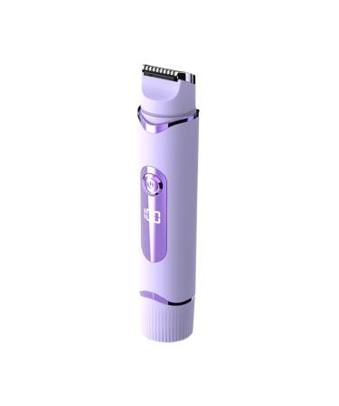 Leg hair removal for women doublehead armpit hair removal device electric armpit hair cleaning device women bikini hair removal trimmer Purple