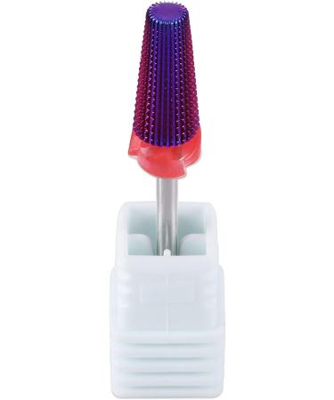 PANA Nail Carbide 5 in 1 Bit - Two Way Rotate use for Both Left and Right Handed - Fast remove Acrylic or Hard Gel - 3/32" Shank - Manicure Nail Art Drill Machine (Fine - F Purple) Fine - F Purple - Buy Online on GoSupps.com