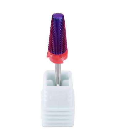 PANA Nail Carbide 5 in 1 Bit - Two Way Rotate for Left and Right Handed - Fast Acrylic/Gel Removal - 3/32 Shank - Manicure Drill Machine (Fine - F Purple) - Buy Online on GoSupps.com
