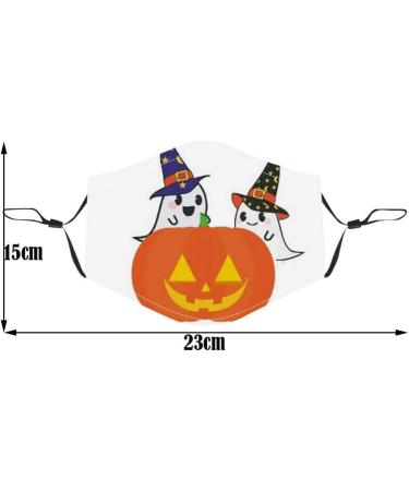 ZLUU 5PCS Halloween Adults Protective Face Mask Personalized Patterns Face Cover Safe Skin Friendly Face Sheild Washable Reusable Adult Halloween Cartoon Digital Printing Outdoor Dust-Proof Protective Mask - Buy Online on GoSupps.com