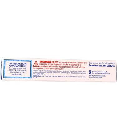 Fixodent Free Denture Adhesive Cream 2.40 oz - Pack of 5 - Buy Online on GoSupps.com