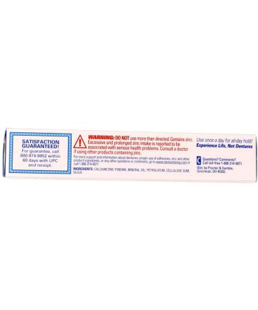 Fixodent Free Denture Adhesive Cream 2.40 oz (Pack of 4) - Secure Hold & Comfort for Dentures - Buy Online on GoSupps.com