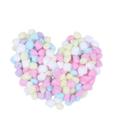 Housoutil 1 Makeup Removal Remove Makeup Resealable Bags Soft Cotton Balls Makeup Cotton Balls Face Cotton Ball Colorful Cotton Balls Skin Care Cotton Ball for Face Pure Cotton Ball The Face