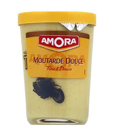 Amora - Sweet mustard - The glass of 190 g - (for the quantity more than 1 we will refund you the extra port)