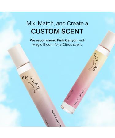 Skylar Pink Canyon Eau de Parfum - Hypoallergenic & Clean Perfume for Women & Men Vegan & Safe for Sensitive Skin - Notes of Grapefruit Pink Salt & Cedar - 10mL /0.33 Fl oz - Buy Online on GoSupps.com