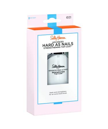 Sally Hansen Hard As Nails Strengthening Top Coat - 0.45 Oz | Nail Strengthener and Hardener for a Strong Finish - Buy Online on GoSupps.com