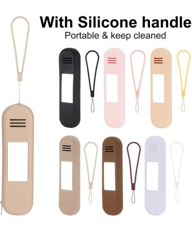 Travel Makeup Brush Holder with Mirror | Silicone Organizer with Anti-Fall Zipper | Large Khaki Makeup Case for Daily & Work - Buy Online on GoSupps.com