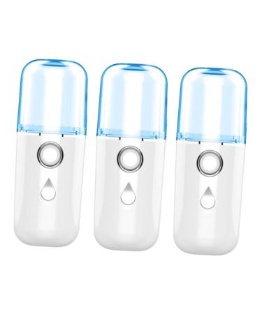 FOMIYES 3pcs Nano Water Replenishing Instrument Portable Humidifier Mini Facial Cooling Steamer Skin Care