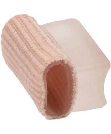 Healifty Silicone Gel Toe Separator Caps - Hammer Toe Sleeves for Toe Cushion Brace and Eversion Correction - 1 Pair Beige - Buy Online on GoSupps.com