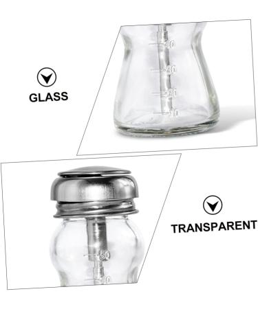  WOONEKY WOONEKY 60ml Glass Nail Polish Remover Bottle with Refillable Handmade Pump - Buy Online on GoSupps.com