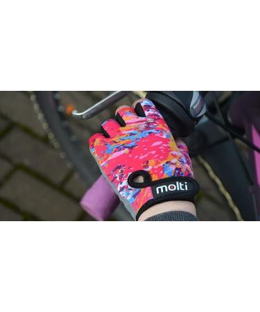 Molti Children's Half Finger Cycling & Sports Gloves - Colorful Bike & Hiking Gloves - Buy Online on GoSupps.com
