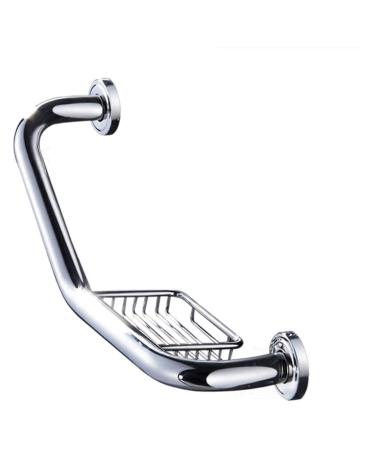 Toilet Safety Armrest Grab Bar Anti Slip Grab Bars for Bathroom Upgrade Bathroom Grab Bar 11.5X11.5 inch Angled Bath Handrail Home Wall Mo