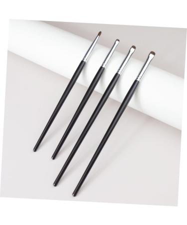 PLAFOPE 4pcs Eye Shadow Brush Set Eyeshadow Brush Makeup Eyeliner Brush Eye Makeup Kit Black  - Buy Online on GoSupps.com