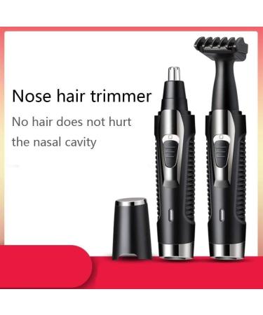 Professional Rechargeable Ear & Nose Hair Trimmer - Painless Waterproof Dual Edge Blades for Men & Women | Shop Now - Buy Online on GoSupps.com