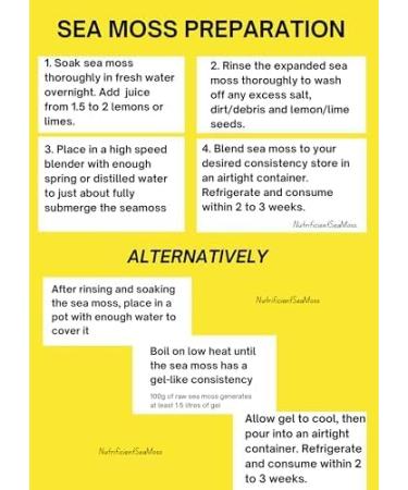 Premium Gold Sea Moss (Raw and Dried) | 100g (3.5oz) per Pack | 100% Organic | Natural Superfood for Health and Wellness - Buy Online on GoSupps.com