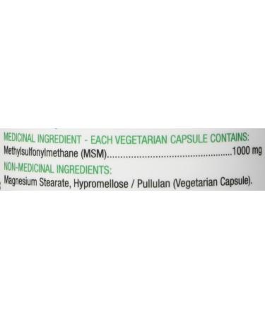 Organika MSM- Joint and Inflammation Support- 360 vcaps Unflavored 360 Count (Pack of 1) - Buy Online on GoSupps.com