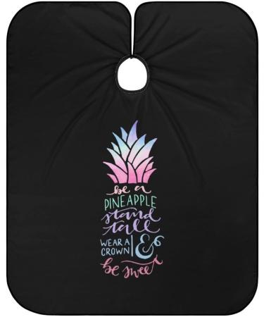 Be A Pineapple Barber Cape - Adjustable Snap Hair Cutting Apron for Adults | Stylish & Functional Salon Gear - Buy Online on GoSupps.com
