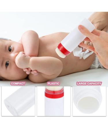 2pcs Empty Loose Powder Dispenser Bottles for Baby Talcum & Glitter - Portable Mini Cosmetic Jar Holder for Home & Travel - Buy Online on GoSupps.com