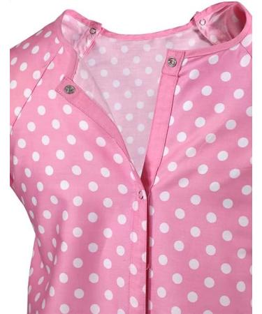 Abiha Labor and Delivery Gown - Stylish Maternity Nightgown for Hospital Stay - Pink L-XL - Buy Online on GoSupps.com