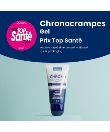 Laboratoire NaturAvignon Chronocrampes Relaxing Massage Gel | Heating & Relaxing Effect | Immediate Soothing | Massage Tri-Ball Applicator Tip | Tube of 50 ml - Buy Online on GoSupps.com