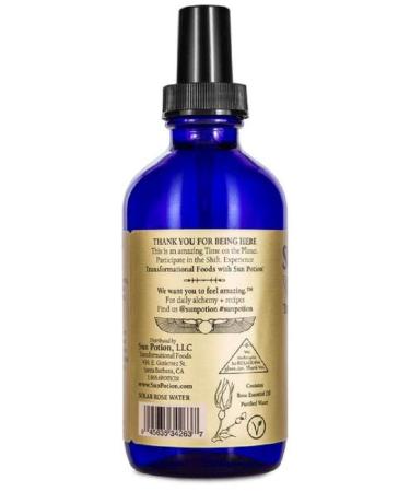 Solar Rose Water | Hydrating Natural Rose Petal Deodorant Body Spray Aromatherapy | 236mL - Buy Online on GoSupps.com