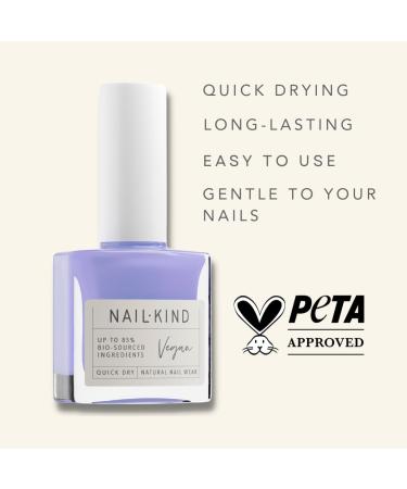 NAILKIND Lavender Iris Cupcake Nail Polish - Vegan & Peta Certified - Long Lasting & Chip Resistant - 8ml - Buy Online on GoSupps.com