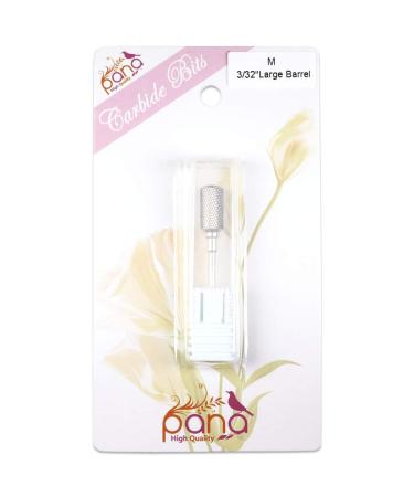 PANA Professional Large Dome Top Barrel Carbide Bit - 3/32 Shank Size (Medium Silver) - Buy Online on GoSupps.com