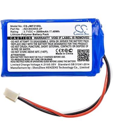 2000mAh Battery Replacement for Flip II & Flip 2 (2013) | AEC653055-2P (3.7V) - High Quality & Reliable Power Solution - Buy Online on GoSupps.com